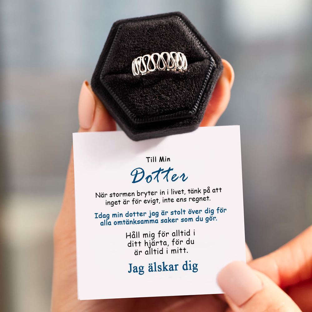 Till min dotter - hög och låg ring