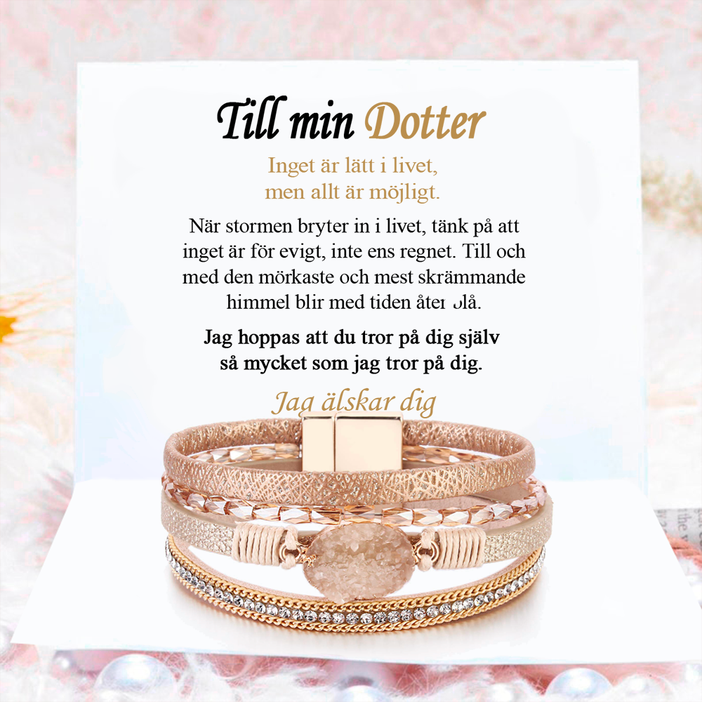 Till min dotter - Opal armband