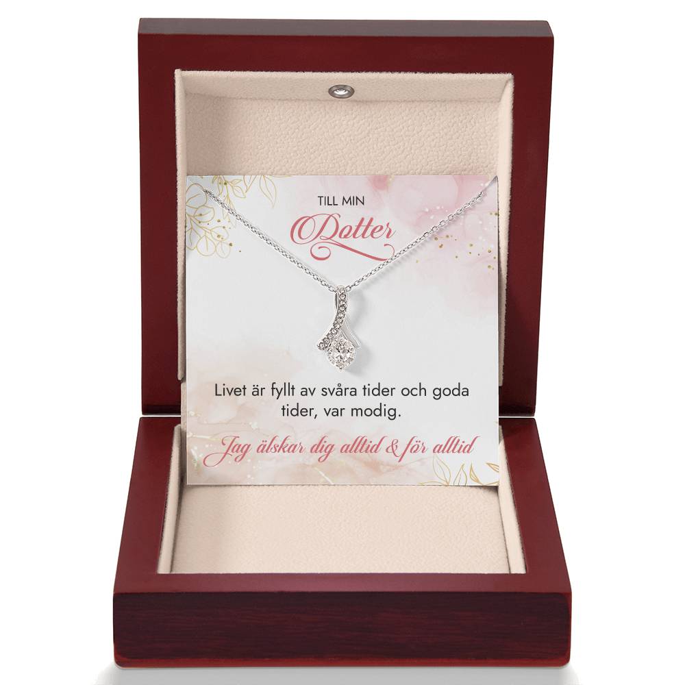 Till min Dotter - Ljus halsband