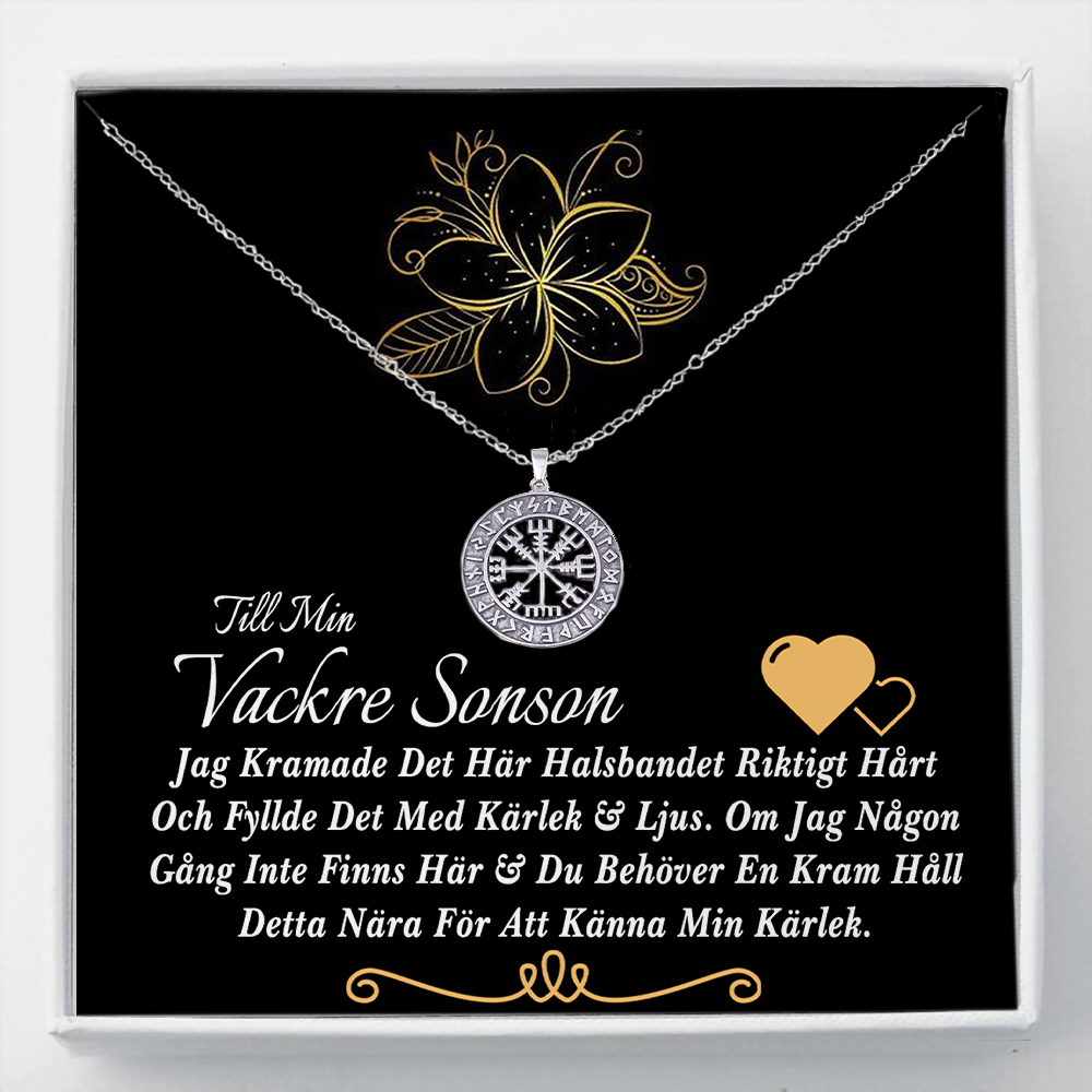 Gåva från mor- och farföräldrarna - fylld med min kärlek och mitt ljus - länkat hjärthals