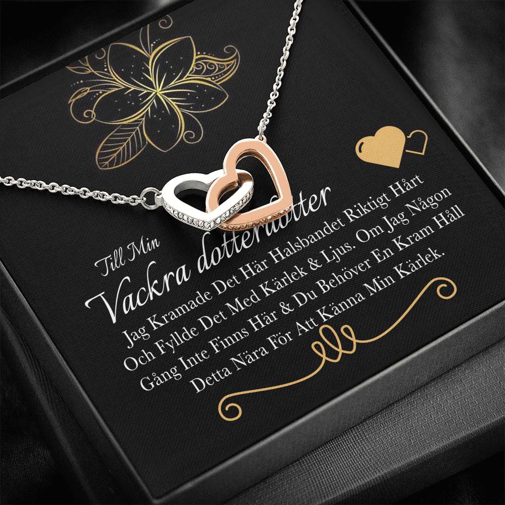 Gåva från mor- och farföräldrarna - fylld med min kärlek och mitt ljus - länkat hjärthals