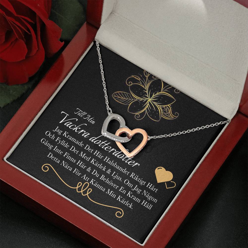 Gåva från mor- och farföräldrarna - fylld med min kärlek och mitt ljus - länkat hjärthals