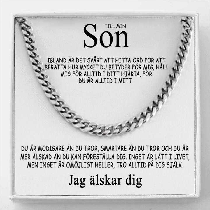 Till min Son - Tror alltid på