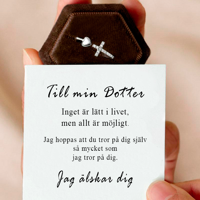 Till min Dotter ring
