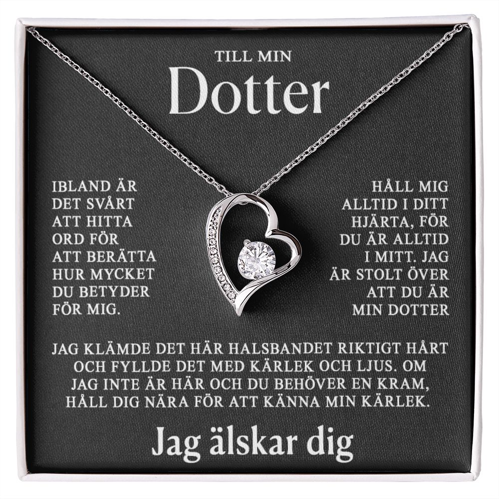 HjÀrtat halsband - Till min dotter