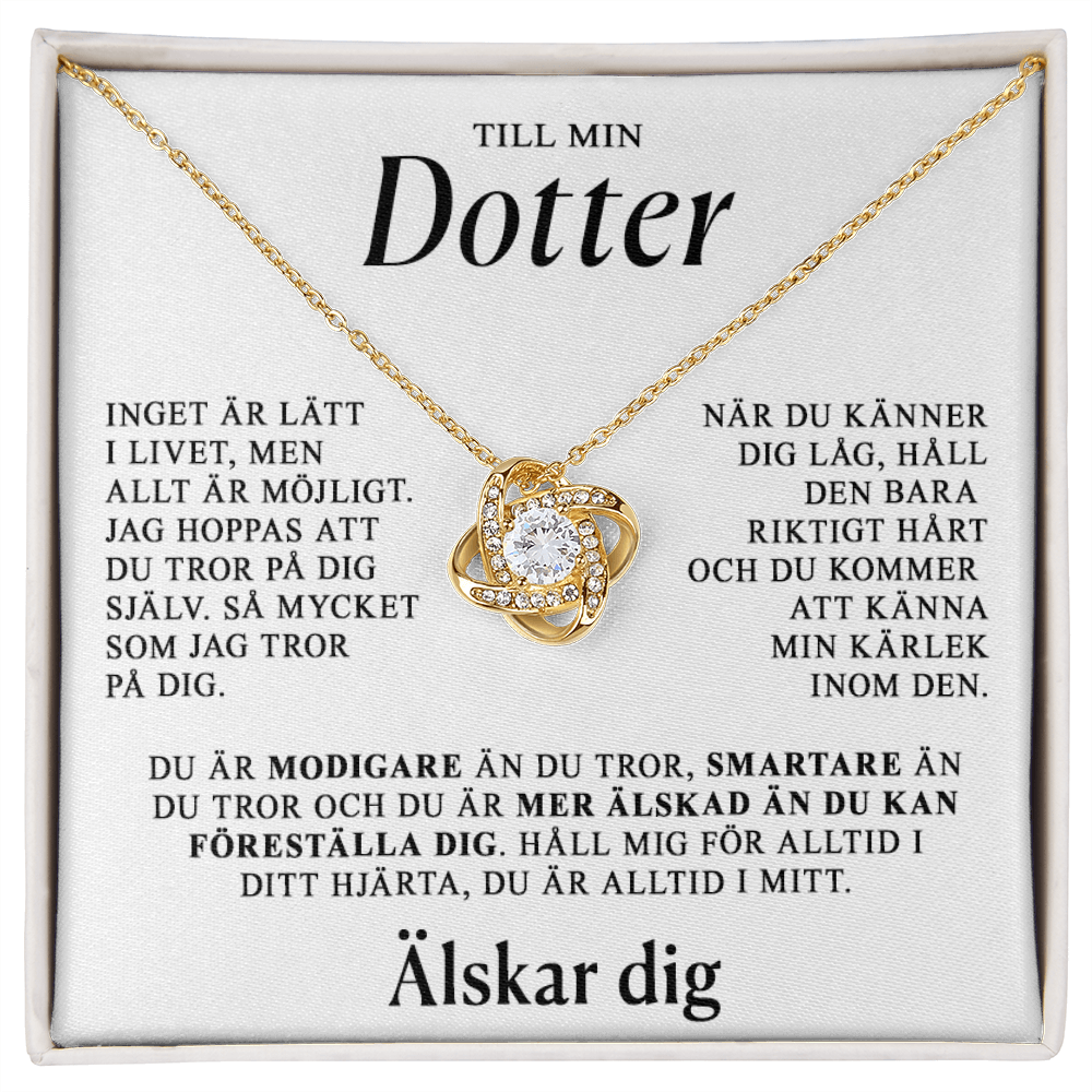 Dotter halsband - För alltid i mitt hjärta