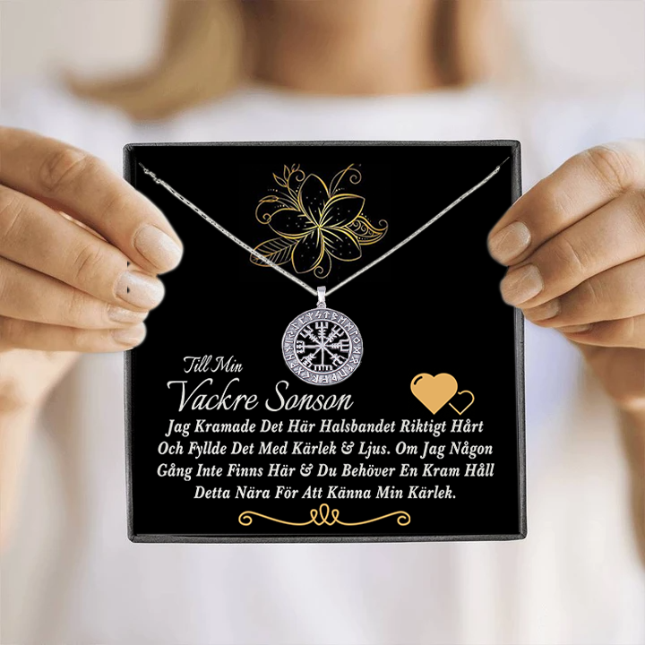 Gåva från mor- och farföräldrarna - fylld med min kärlek och mitt ljus - länkat hjärthals